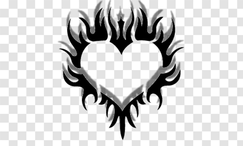 Abziehtattoo Heart Flame Clip Art - Flower Transparent PNG