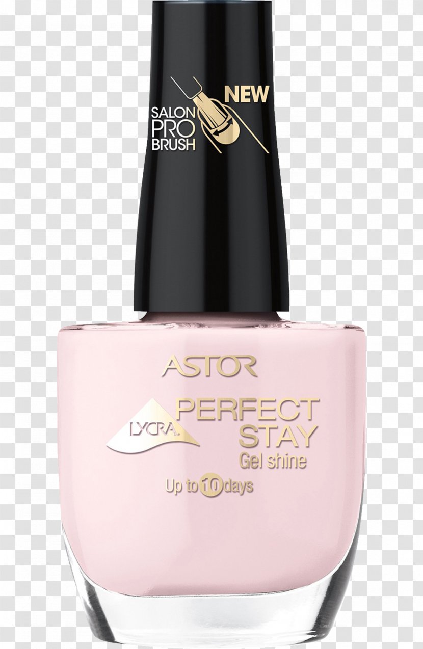 Nail Polish Lacquer Astor Cosmetics - Lakier Hybrydowy - Pink Shine Transparent PNG