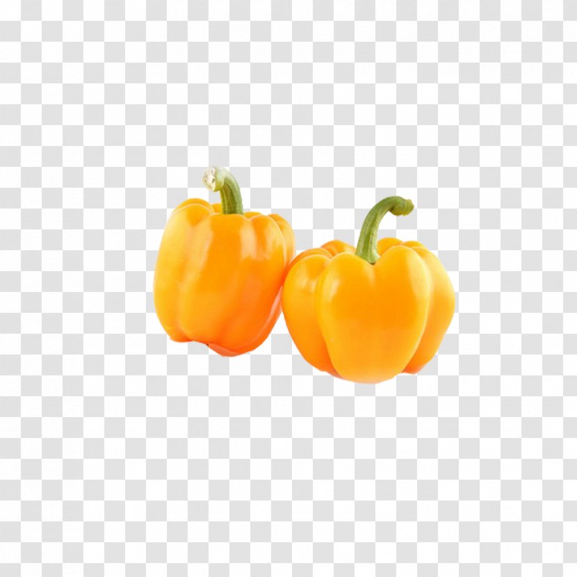 Habanero Bell Pepper Banana Yellow - In Kind Transparent PNG