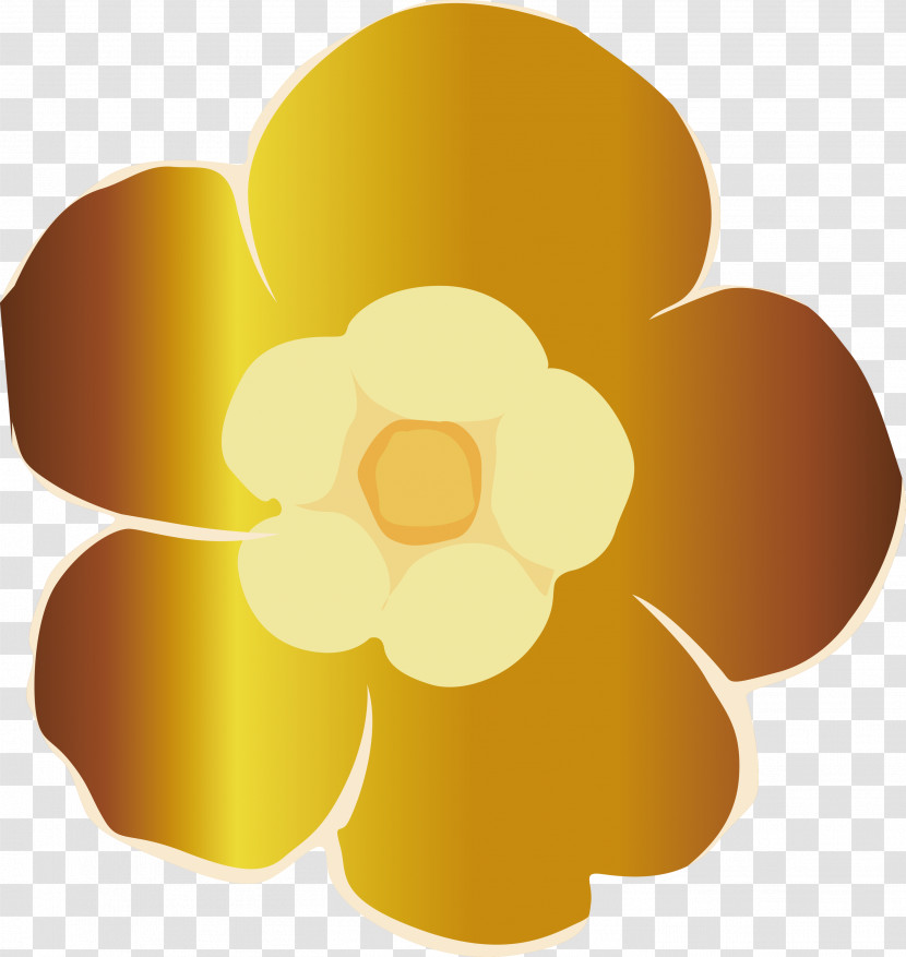 Yellow Petal Flower Material Property Plant Transparent PNG