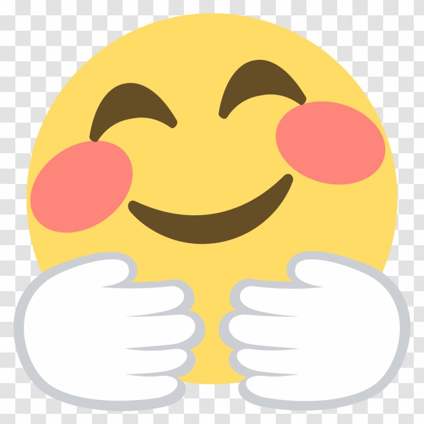Emoji-Domain Emoticon Smiley Hug - Pink - Emoji Transparent PNG