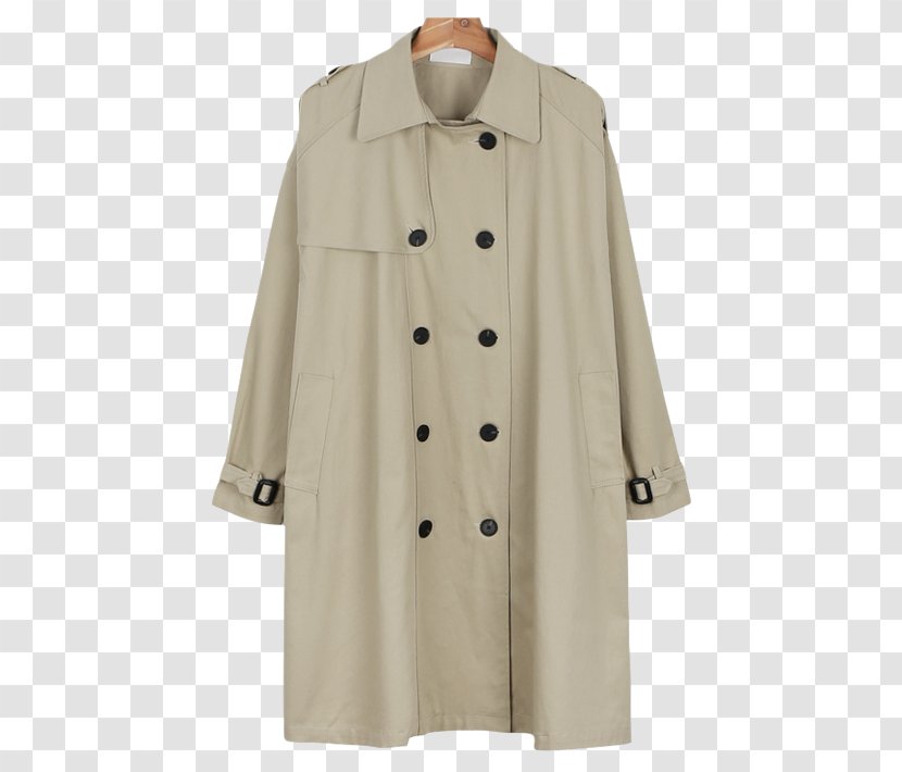 Trench Coat Overcoat Beige Transparent PNG