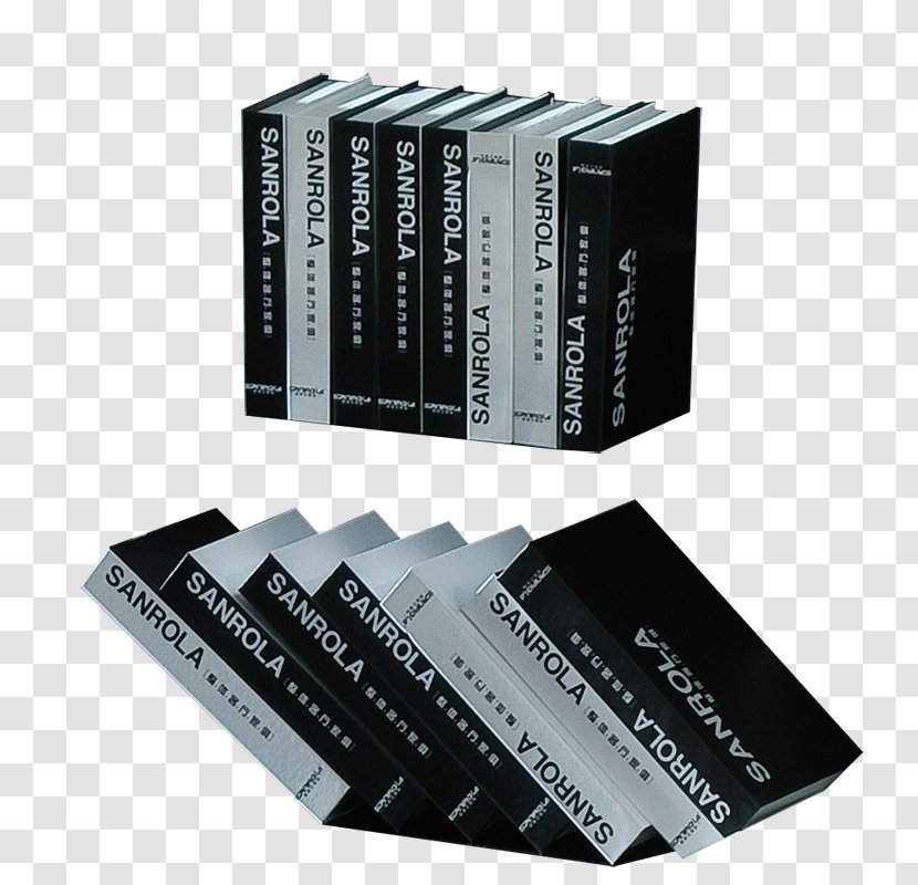 Black And White - Book - Folder Transparent PNG