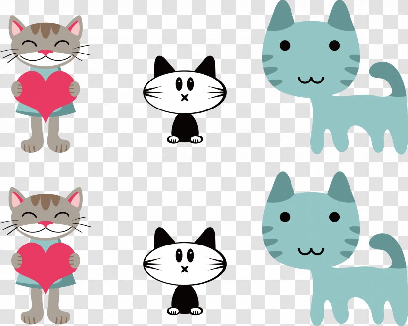 Russian Blue Kitten Whiskers Clip Art - Cuteness - Stay Meng Cute Cat Transparent PNG