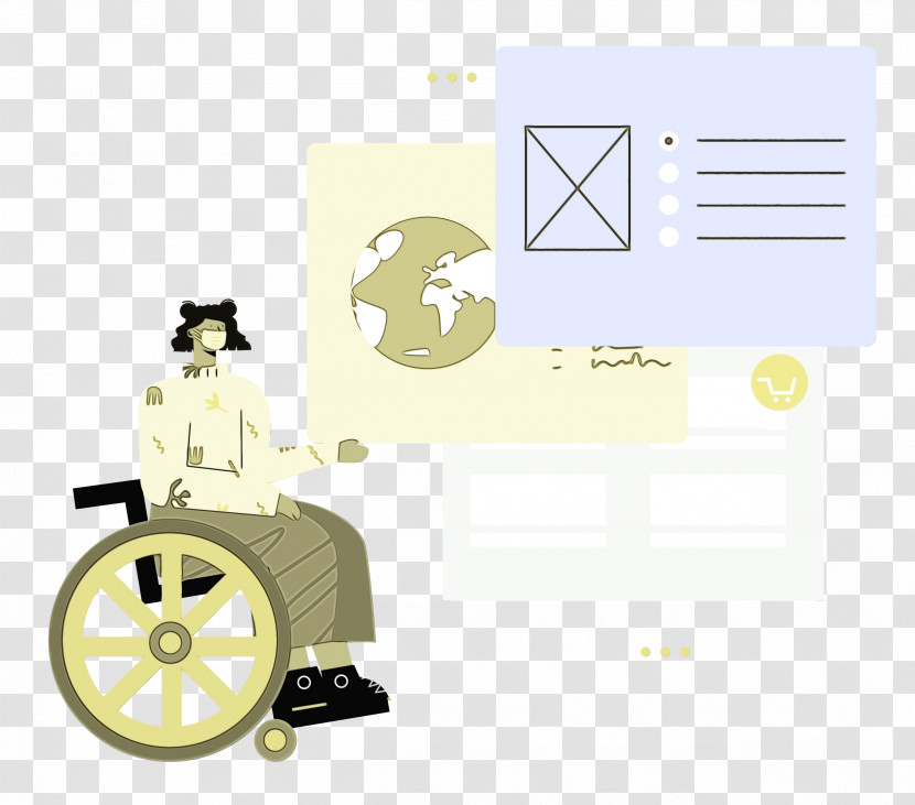 Wheelchair Sitting Chair Behavior Transparent PNG