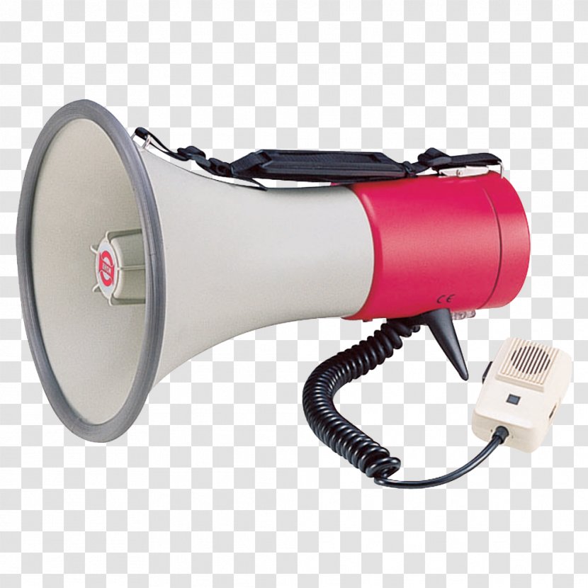 Megaphone Loudspeaker Sound Horn Siren - Price Transparent PNG