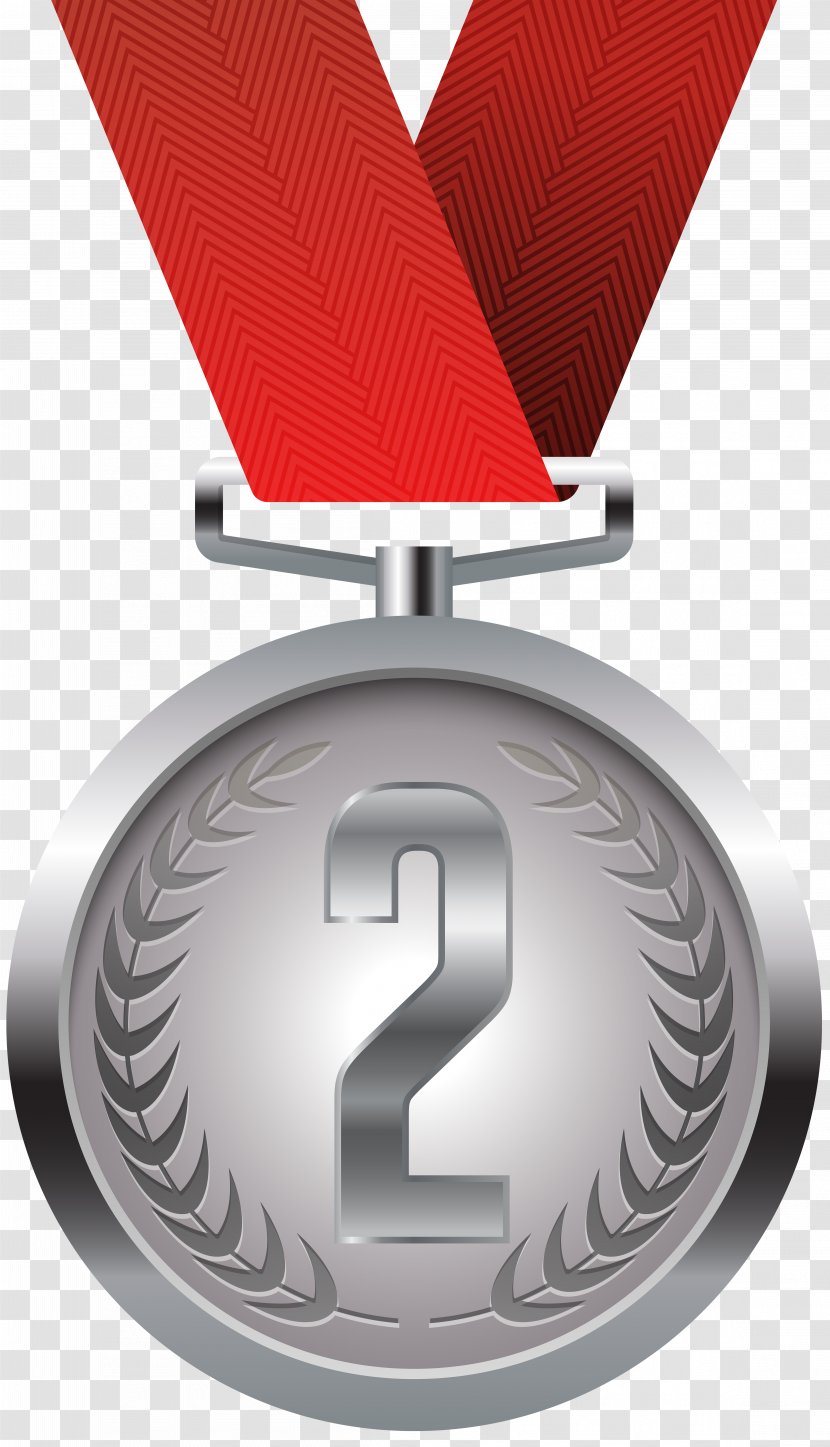 Gold Medal Silver Clip Art - Symbol Transparent PNG