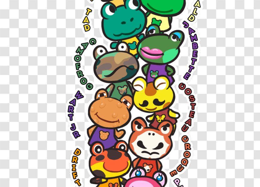 Animal Crossing: New Leaf Frog Video Game Nintendo - Qr Code Transparent PNG