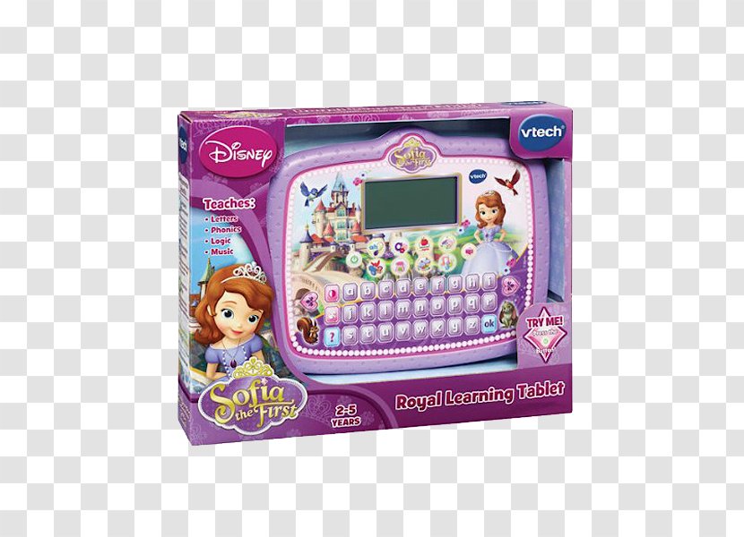 VTech Sofia The First Royal Learning Tablet Disney Portable Playset Walt Company For Google Play Transparent PNG