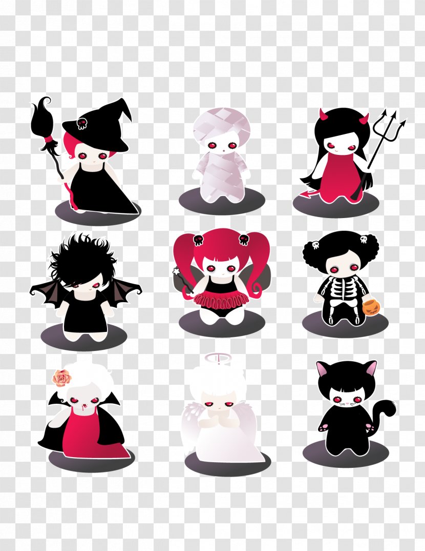 Ghostimps Halloween Animation - Drawing - Figures Transparent PNG