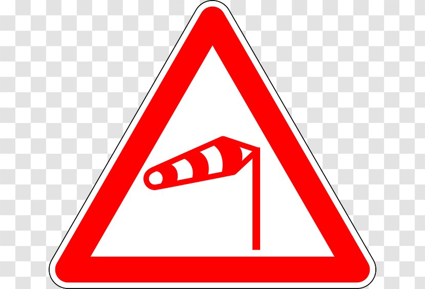 Road Signs In Singapore Traffic Sign Priority France Warning - Red - European Wind Lines Transparent PNG
