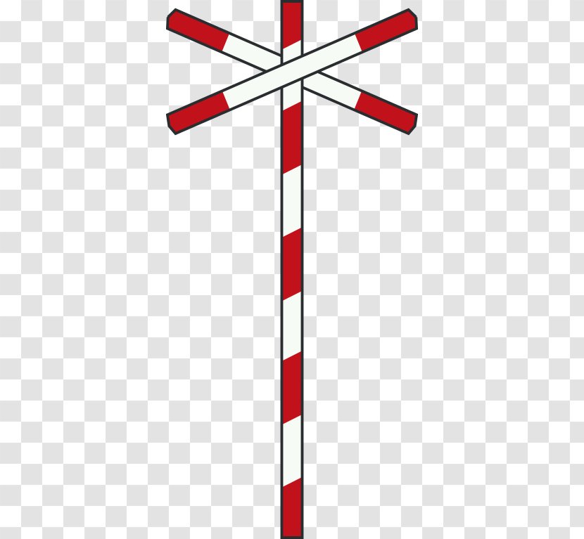 Level Crossing Saltire Crossbuck Track Traffic Sign - Area - Junction Transparent PNG