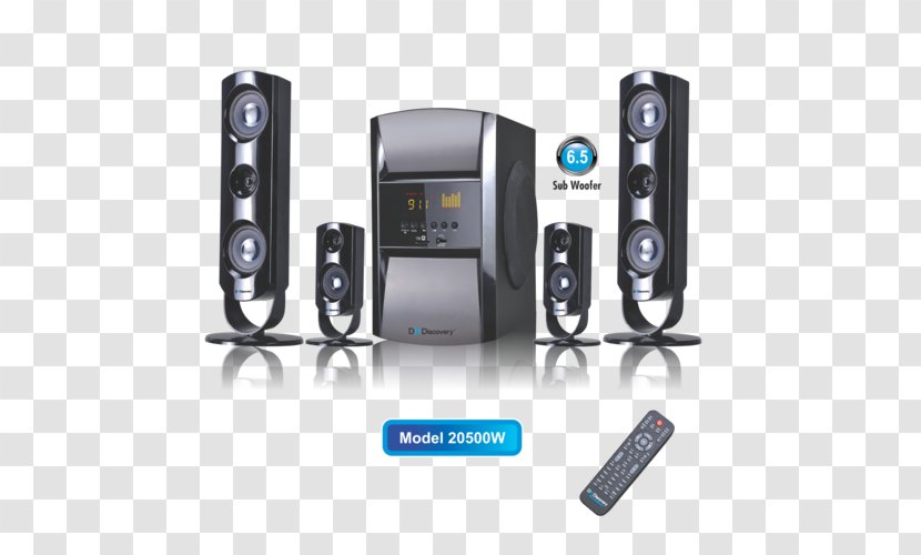 Home Theater Systems Cinema Loudspeaker Subwoofer 5.1 Surround Sound Transparent PNG