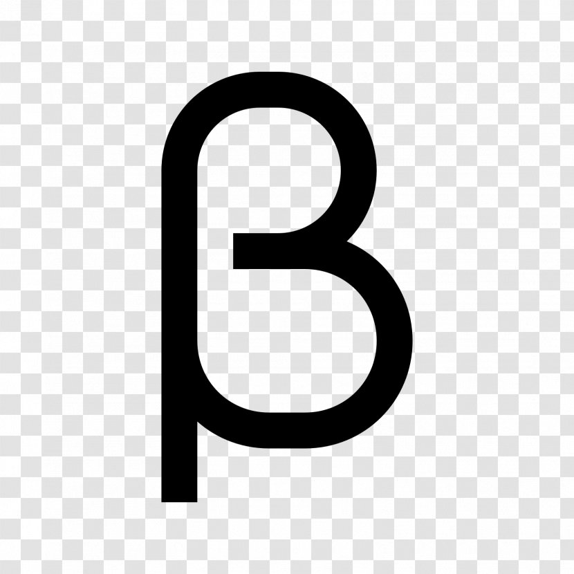 Beta Symbol Greek Alphabet Lambda - Brand - 16 Transparent PNG