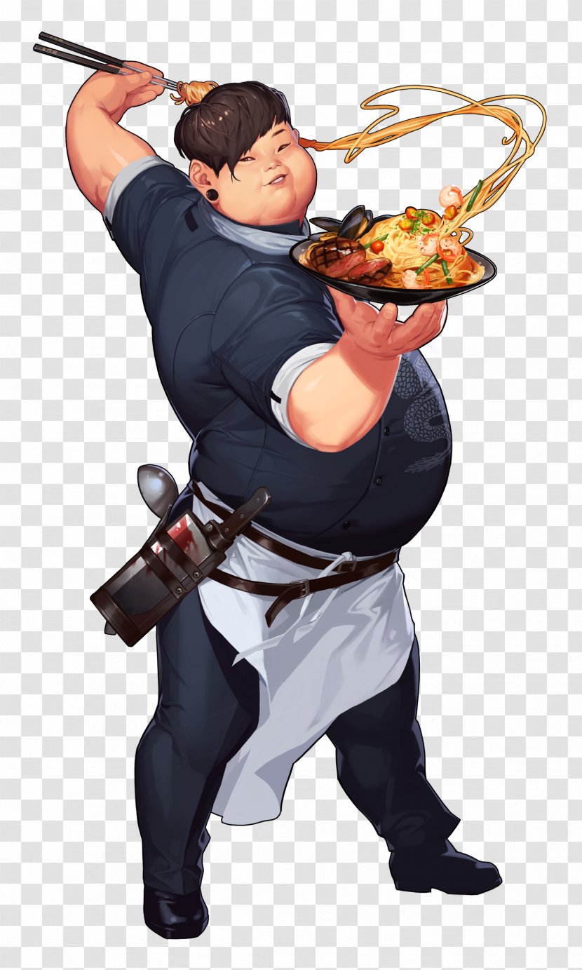Black Survival Drawing Character Game Sketch - Cartoon - Chef Female Transparent PNG