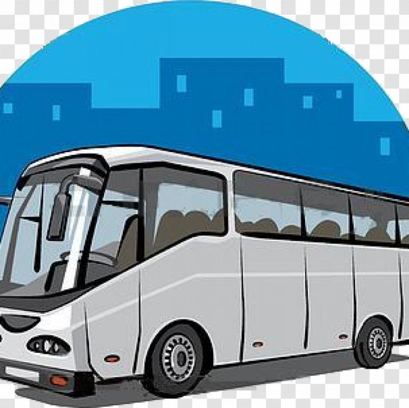 Transit Bus Public Transport Service Tour - Drawing Transparent PNG
