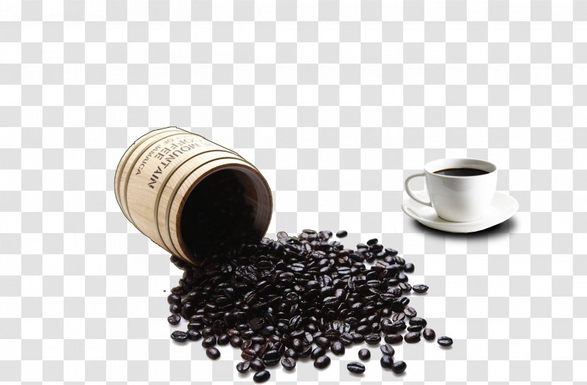 Coffee Cup Espresso Cappuccino Cafe - Bean - Beans Transparent PNG