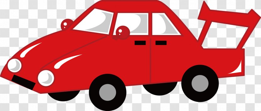 Vector Decorative Red Car - Vehicle Transparent PNG