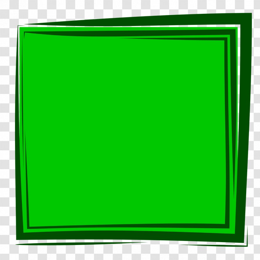 Rectangle Square Area Font - Leaf - Green Frame Transparent PNG