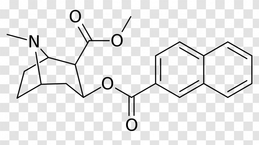 Naphthalene 2-Naphthol Chemistry Molecule Functional Group - Heart - Cocain Transparent PNG