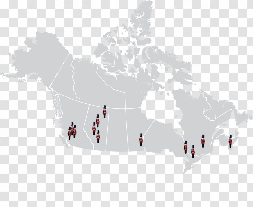 Provinces And Territories Of Canada Map Geography - Depositphotos Transparent PNG