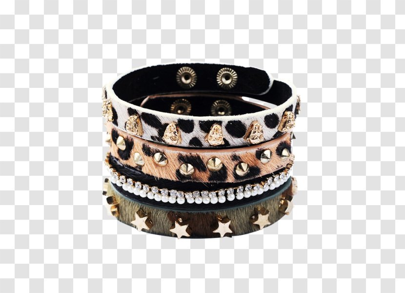 Charm Bracelet Leather Bangle Jewellery - Fashion Accessory - Animal Print Blouses Transparent PNG