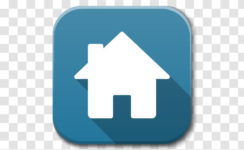 Blue Angle Symbol - Apps Home Transparent PNG