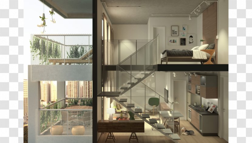 Architecture Interior Design Services Pompeia Building Apartment - Balcony Transparent PNG