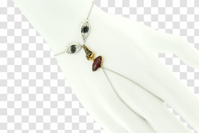 Earring Body Jewellery Necklace Gemstone - Hand Eye Transparent PNG