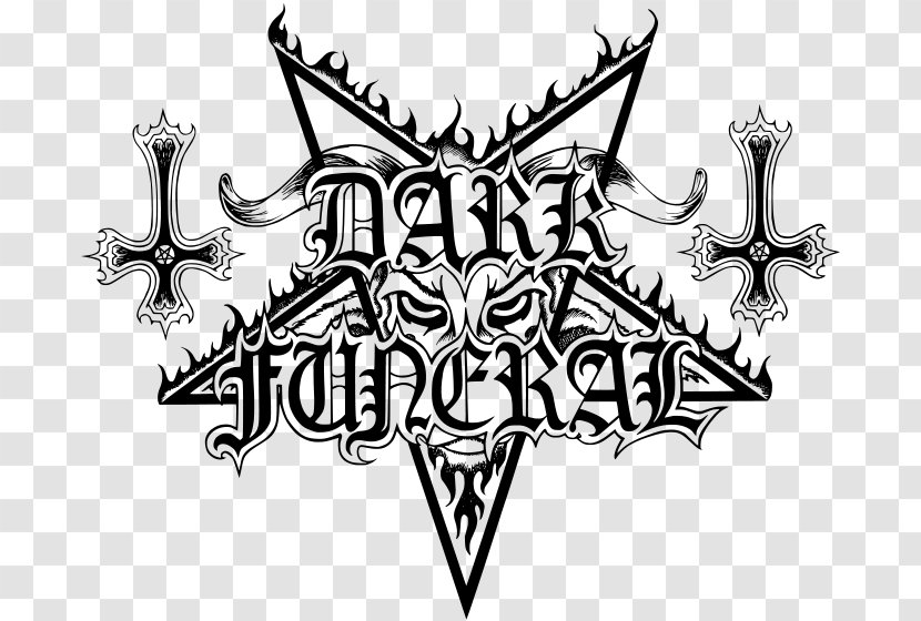 Dark Funeral Black Metal Where Shadows Forever Reign Vobiscum Satanas - Silhouette - Logo Transparent PNG