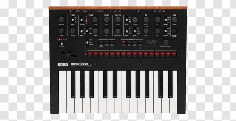 Korg Monologue MicroKORG Analog Synthesizer Sound Synthesizers - Flower - Musical Instruments Transparent PNG