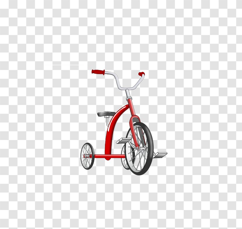 Tricycle Bicycle Motorcycle Clip Art - Accessory Transparent PNG