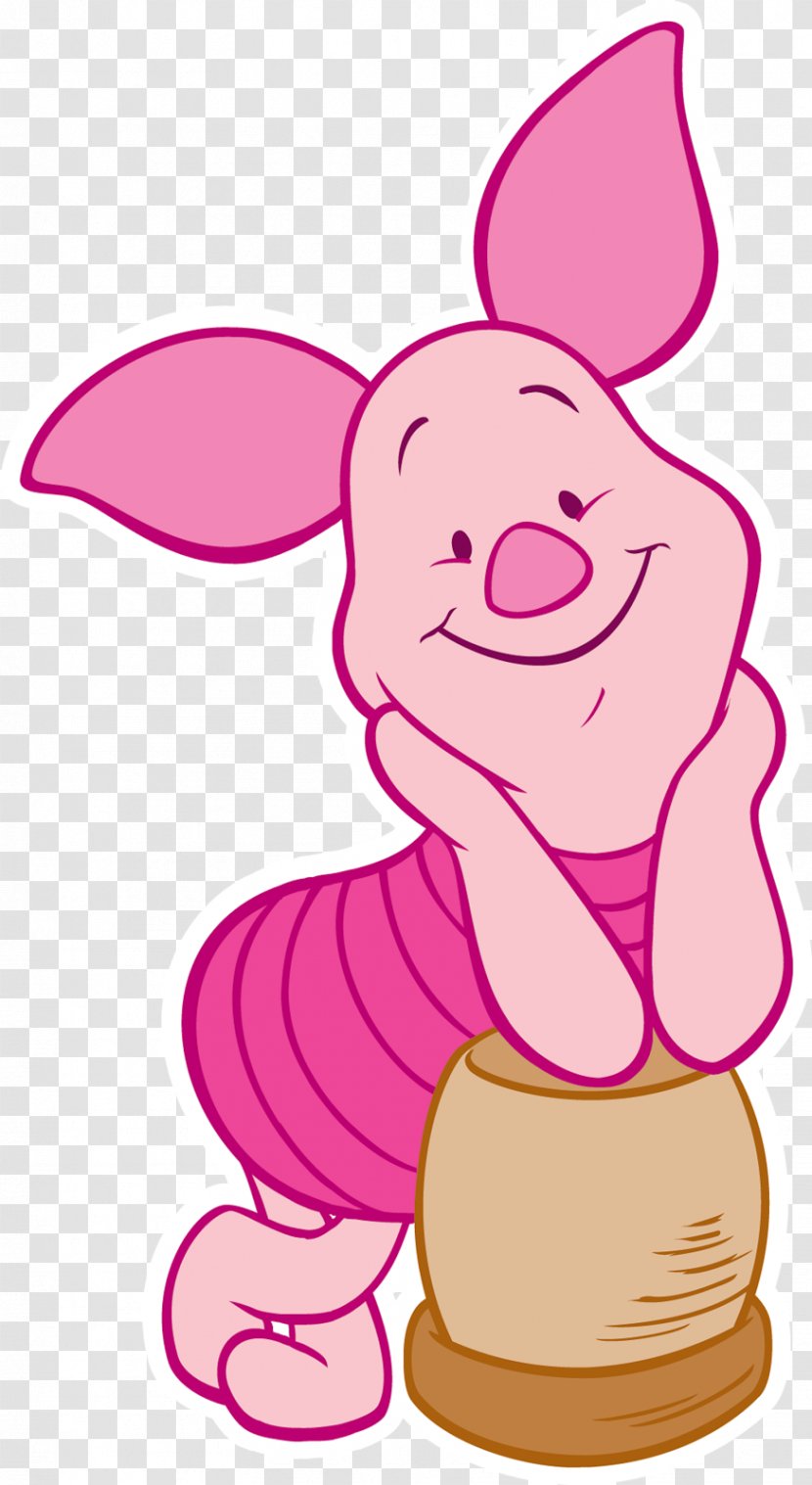 Piglet Winnie The Pooh Winnie-the-Pooh Tigger Eeyore - Heart Transparent PNG