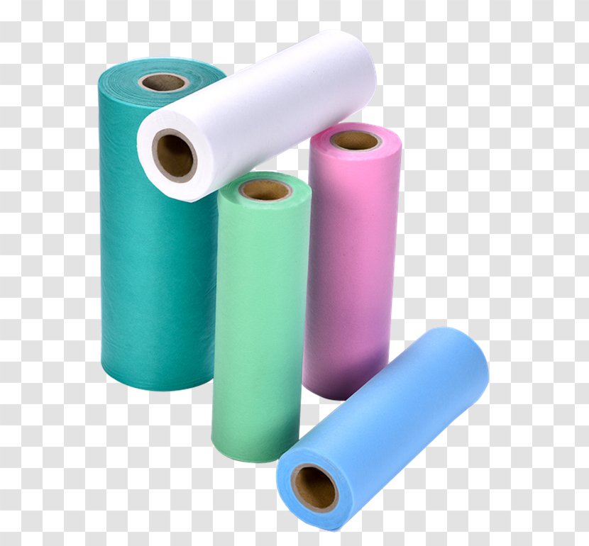 Adhesive Tape Nonwoven Fabric Textile Plastic - Cylinder - Weaving Transparent PNG