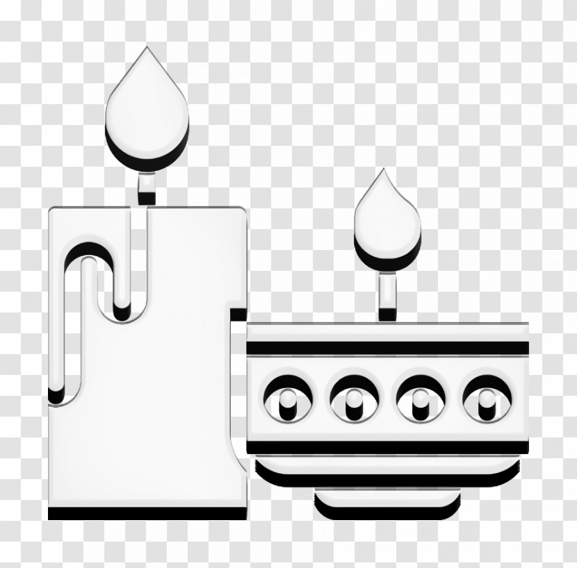 Furniture And Household Icon Candle Icon Party Icon Transparent PNG