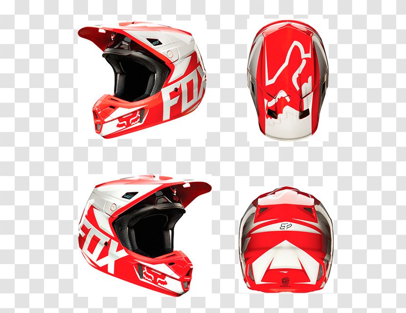 Red Fox Motorcycle Helmets Hoodie Arctic Racing - Protective Gear In Sports - Helmet Transparent PNG