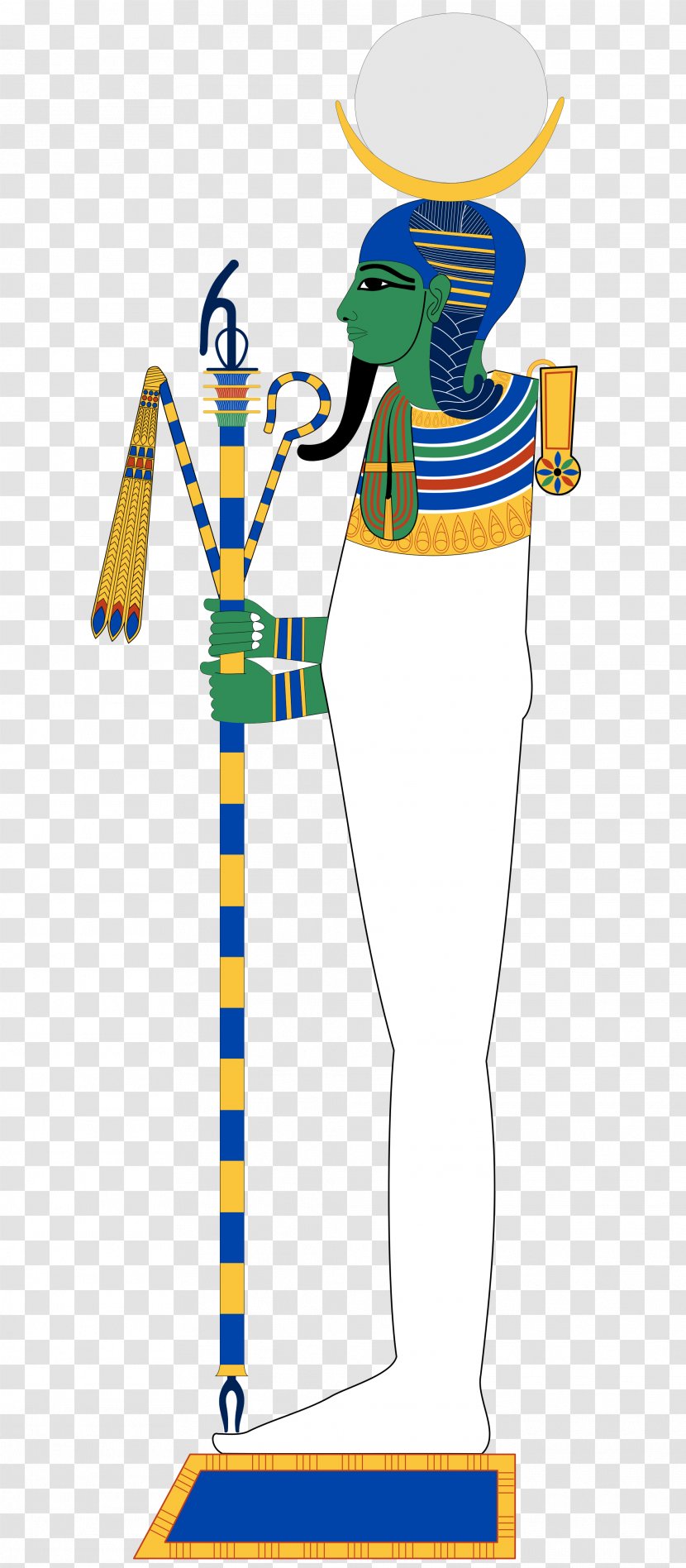 Ancient Egyptian Religion Khonsu Deity Deities - Artwork - Egypt Transparent PNG