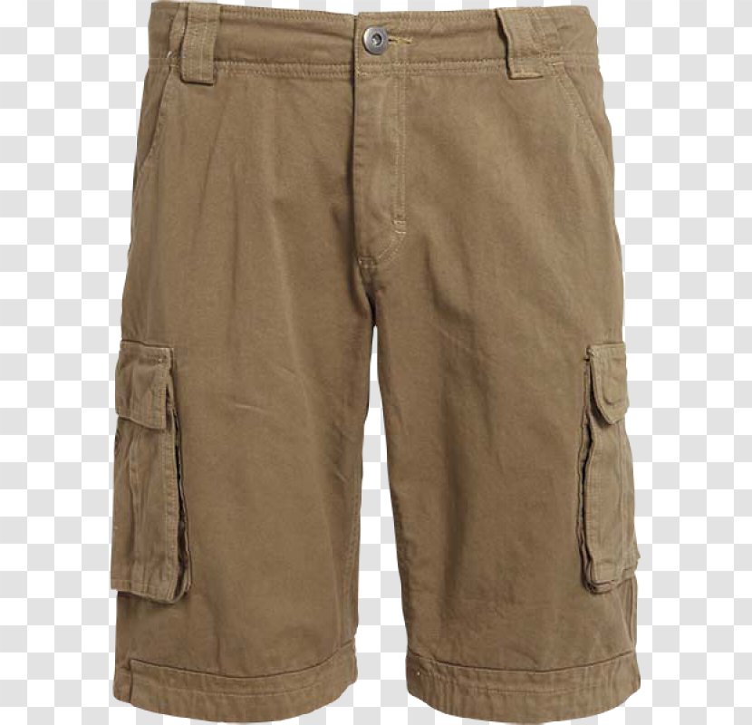 Bermuda Shorts Khaki Cargo Pants Trunks - Pocket Transparent PNG