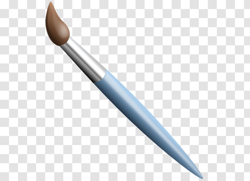 Paintbrush Free Content Clip Art - Cartoon - Pictures Of Paint Brushes Transparent PNG
