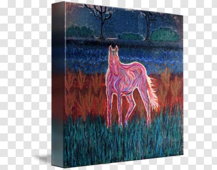 Painting Acrylic Paint Modern Art - Animal - Spirit Horse Transparent PNG
