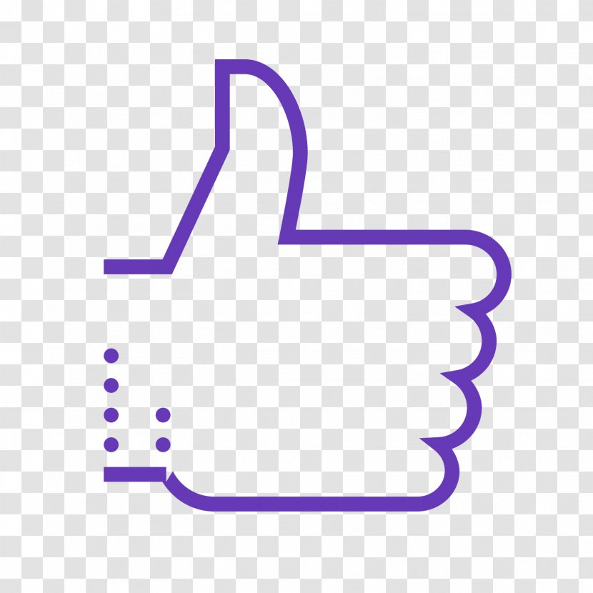 Logo Like Button Facebook - Thumbs Up Transparent PNG