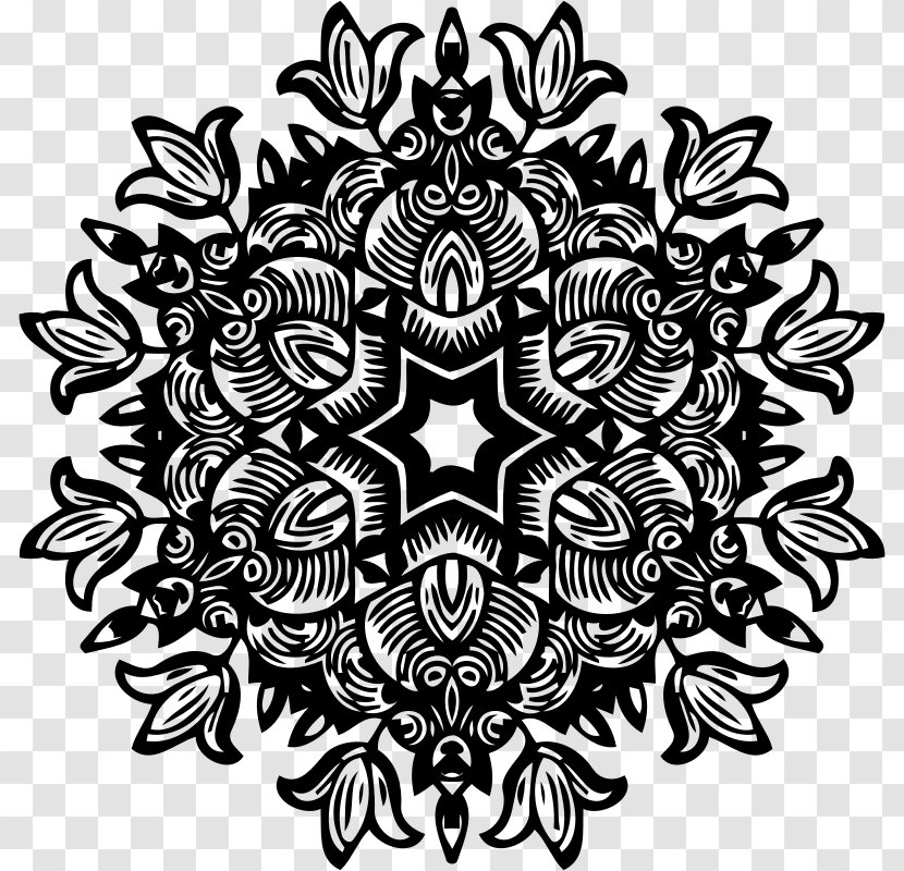 Flower Visual Arts Pattern - Symmetry - Floral Motif Transparent PNG