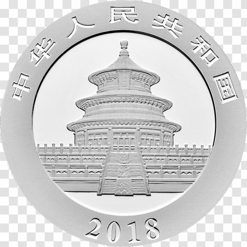 Temple Of Heaven Giant Panda Chinese Gold Silver Coin - Currency - Mix Match China Transparent PNG