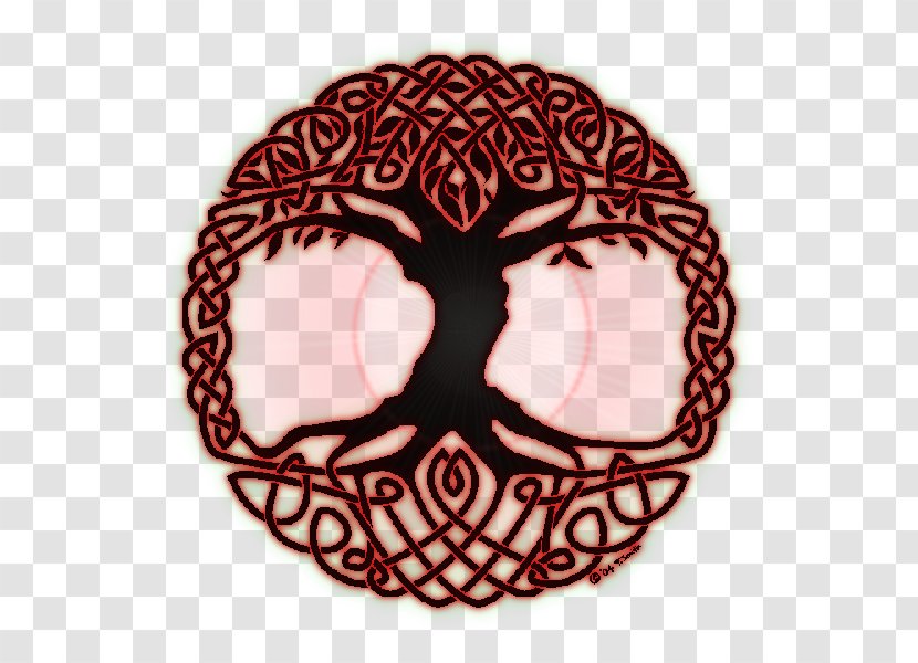 Tree Of Life Color Symbol Celtic Sacred Trees - Skull Transparent PNG