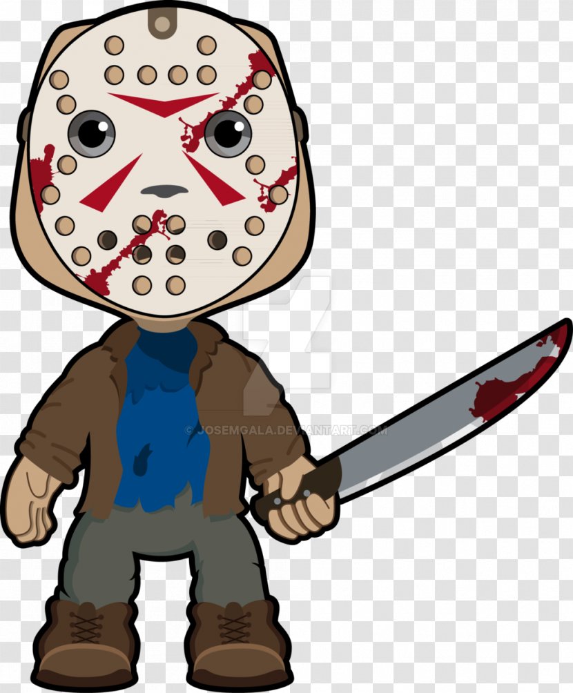 Jason Voorhees Friday The 13th: Game YouTube Cartoon - Drawing - Yellow Transparent PNG