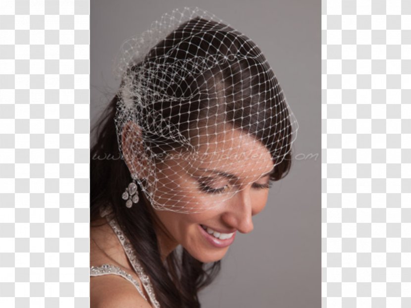 Headpiece Long Hair Veil White Wedding Bride - Etsy Transparent PNG