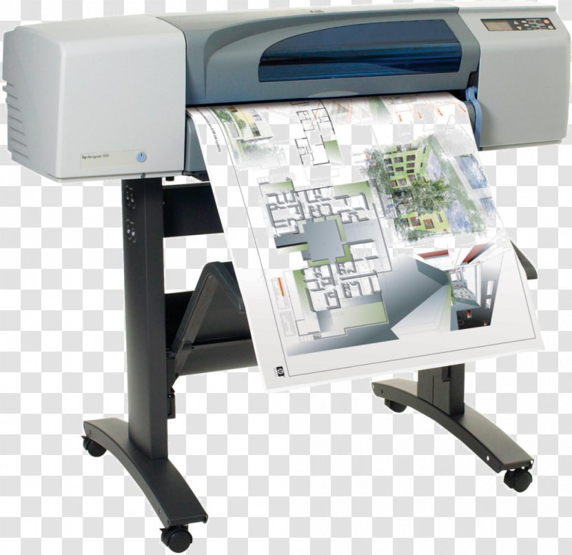 Hewlett-Packard HP Deskjet Plotter Wide-format Printer - Printing - Hewlett-packard Transparent PNG