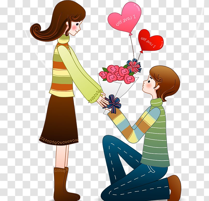Marriage Proposal Image Romance Vector Graphics - Accept Cartoon  Transparent PNG