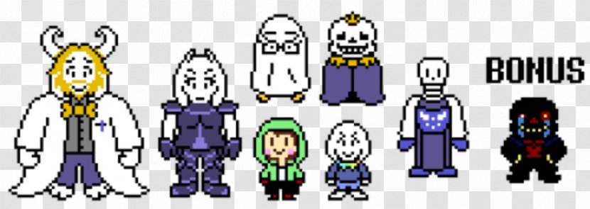 Undertale Sprite Pixel Art Game - Fictional Character - Tabletop Roleplaying Transparent PNG