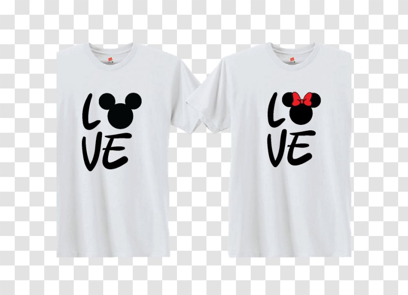 T-shirt Mickey Mouse Minnie Sleeve - T Shirt Transparent PNG